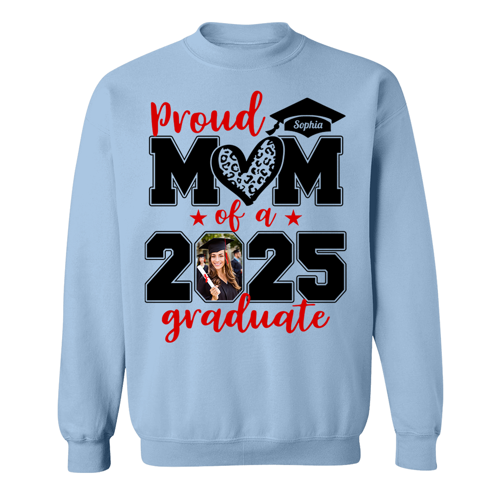 Personalized Graduation Shirts, Custom Photo For Mom Dad