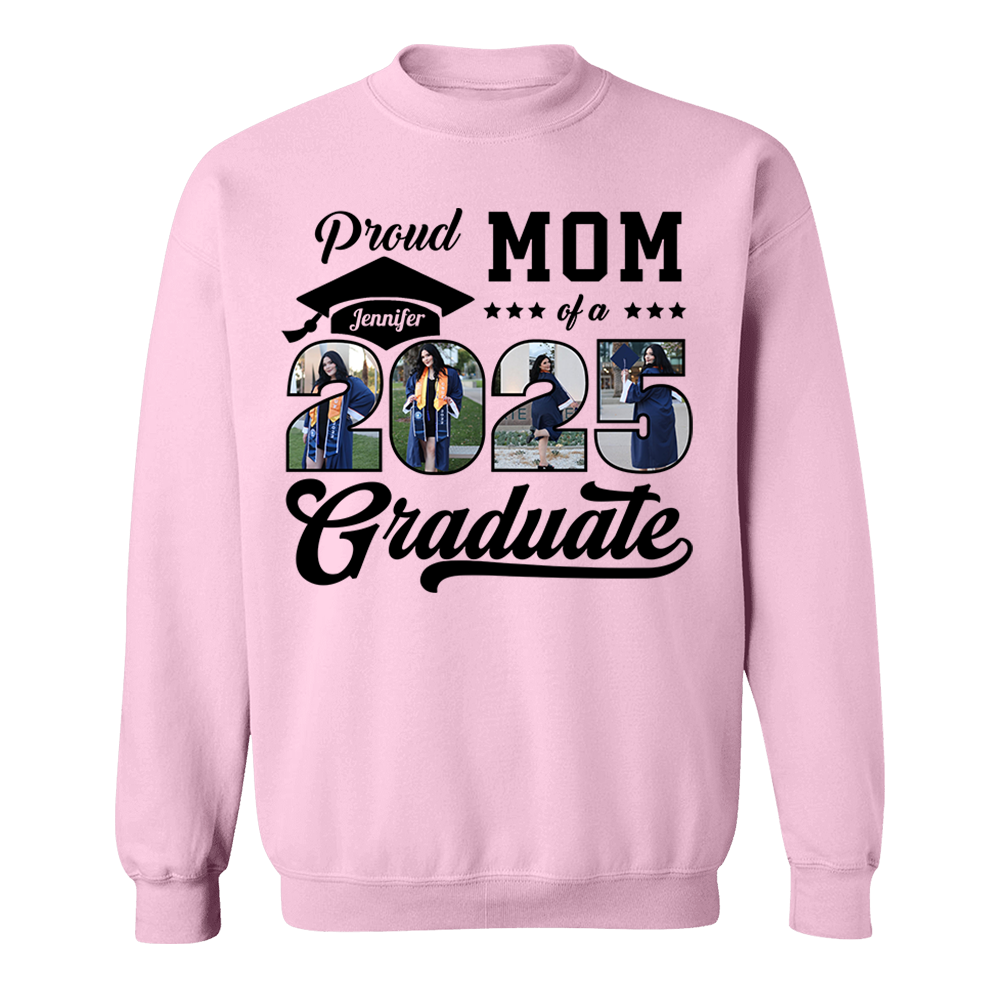 Personalized Graduation 2025 Shirts Proud Family Graduate 2025 Graduate Pictureand Photo Class Of 2025 Senior Family Shirt K1702