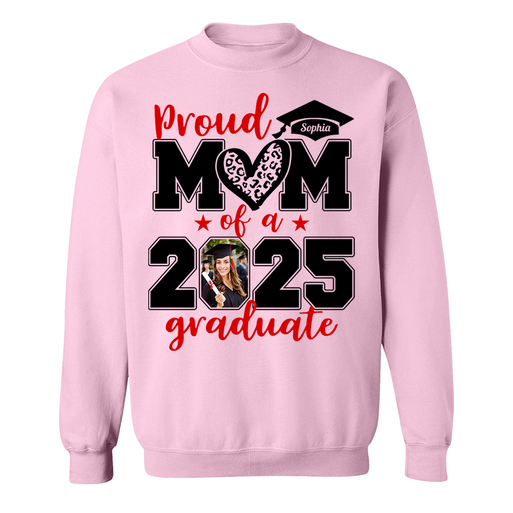 Personalized Graduation Shirts, Custom Photo For Mom Dad