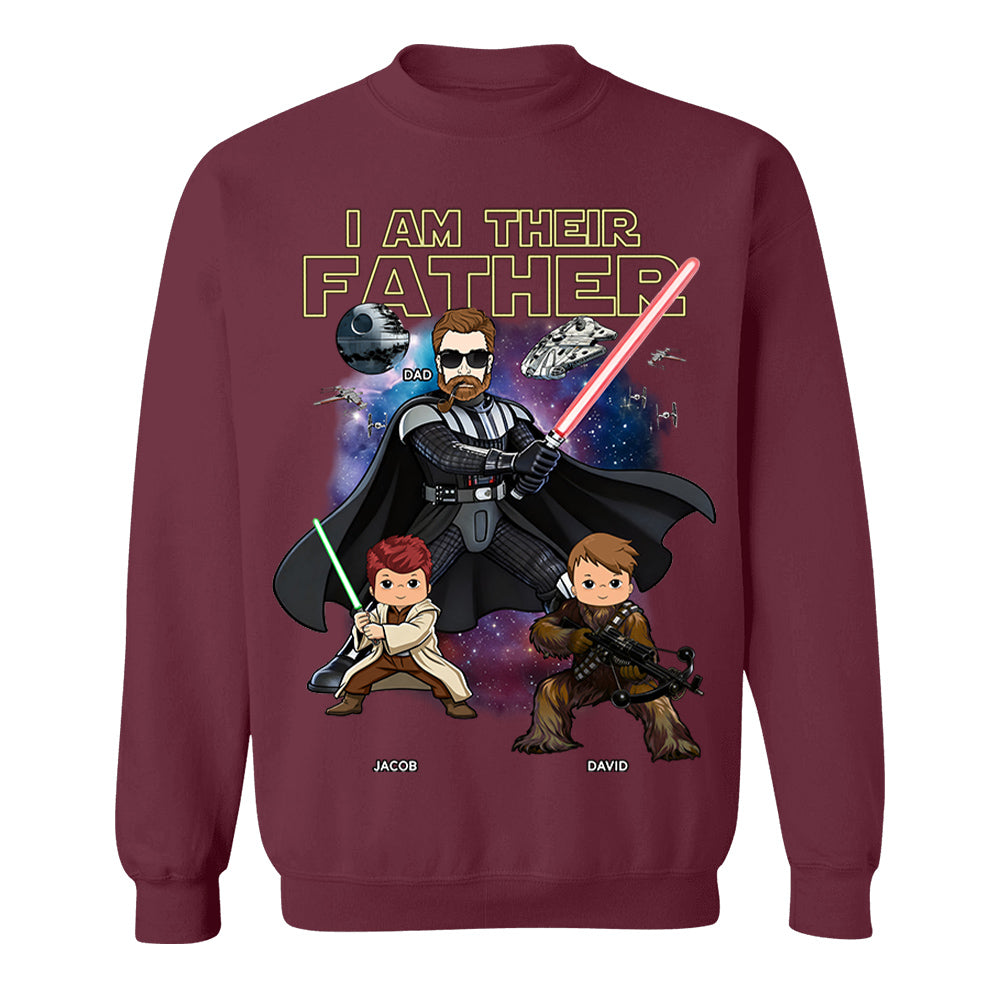 I Am Their Father Custom Vintage Style Shirt For Dad - Father's Day Gift New