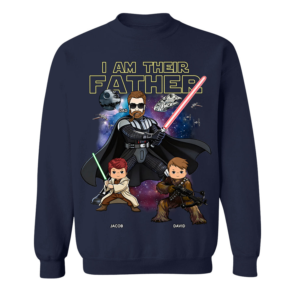 I Am Their Father Custom Vintage Style Shirt For Dad - Father's Day Gift New