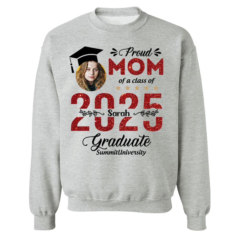 Proud Family Of 2025 Graduation Shirt, Personalized Shirt For Graduation M2204