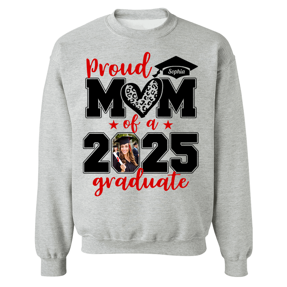 Personalized Graduation Shirts, Custom Photo For Mom Dad