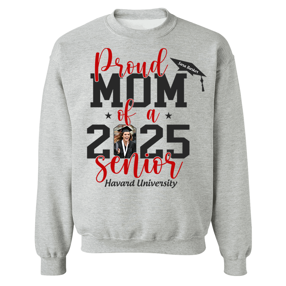 Personalized 2025 Graduation Shirts, Custom Photo For Family Member