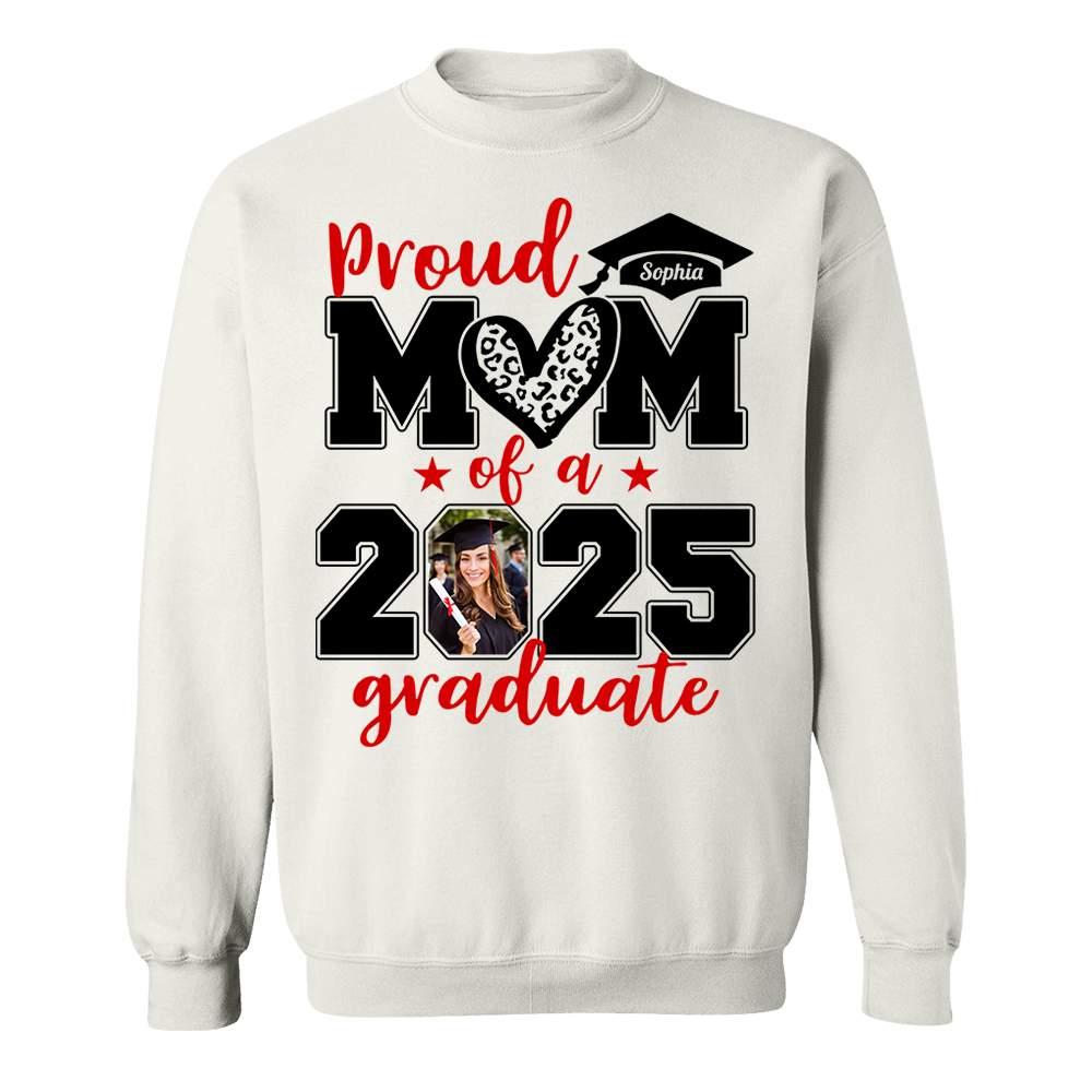 Personalized Graduation Shirts, Custom Photo For Mom Dad