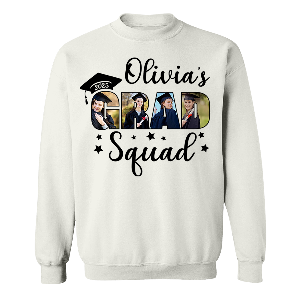 Personalized Grad Squad T-Shirt, Graduation Shirts, Matching Family Graduation Shirts, Graduation Mom, Graduation 2025 Grad Squad K1702