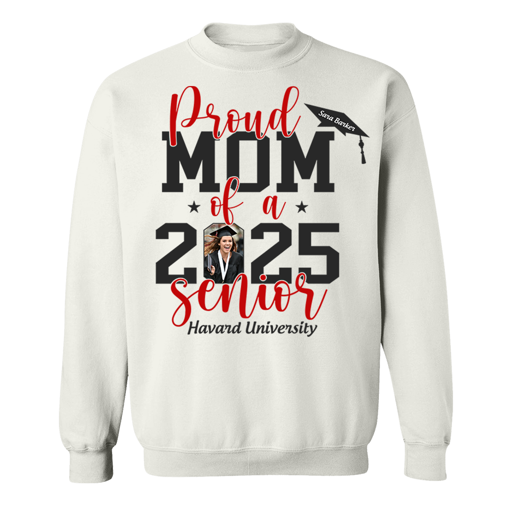 Personalized 2025 Graduation Shirts, Custom Photo For Family Member