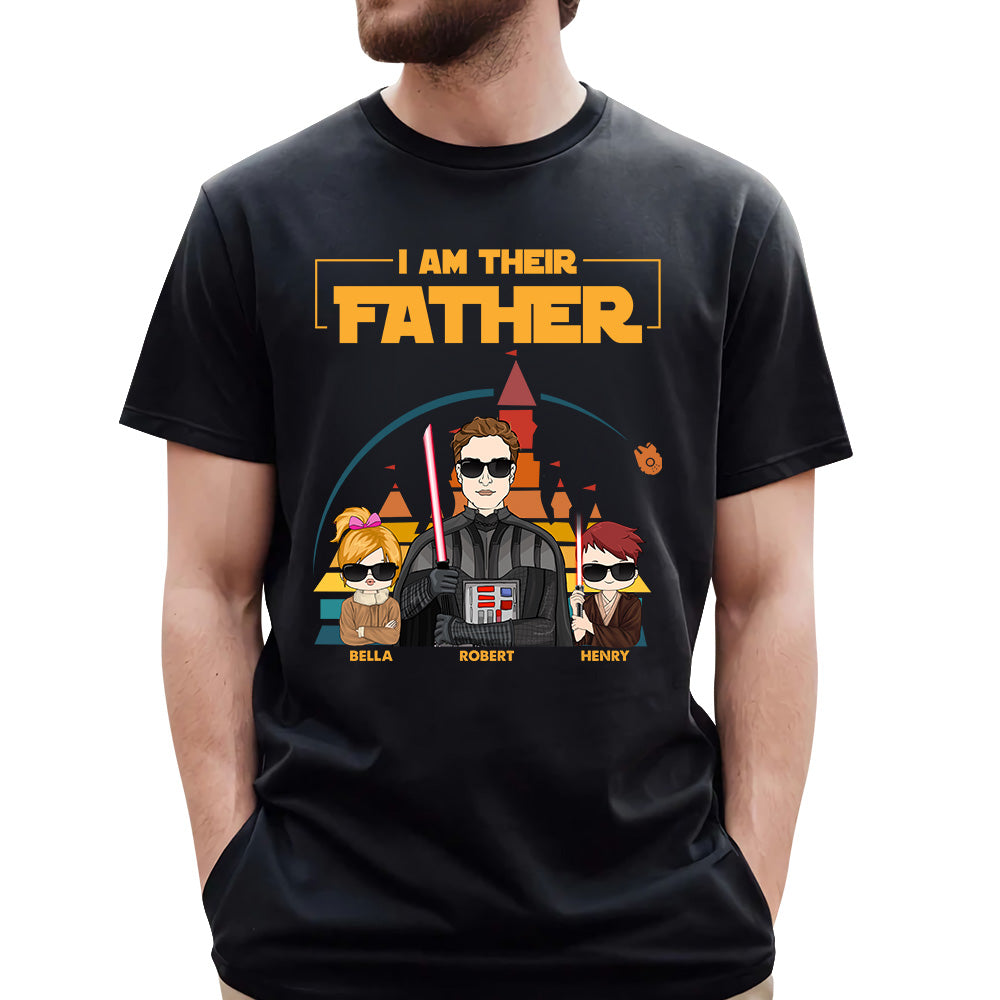 I Am Your Father Personalized Shirt Gift For Mom Dad Custom Nickname With Kids K1702
