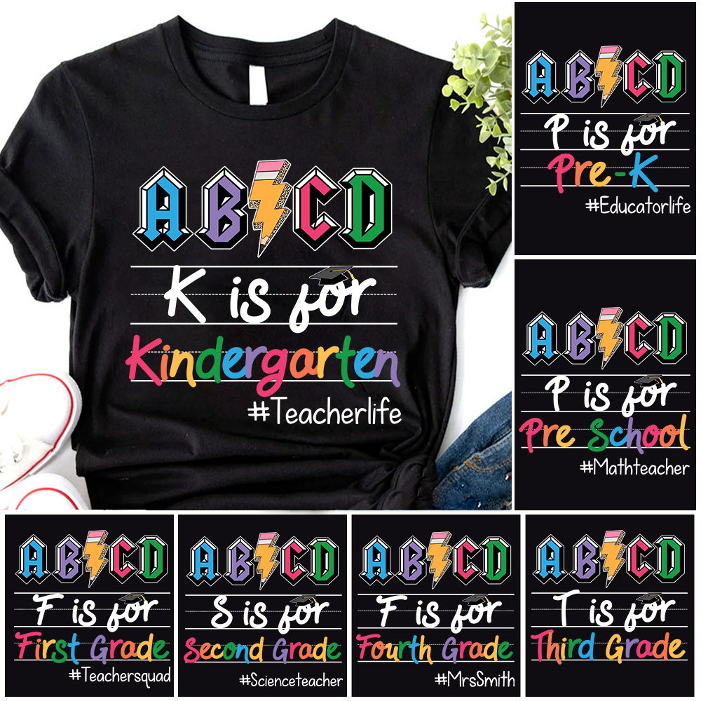 Kindergarten Back To School Shirt Personalized Gift For Teacher