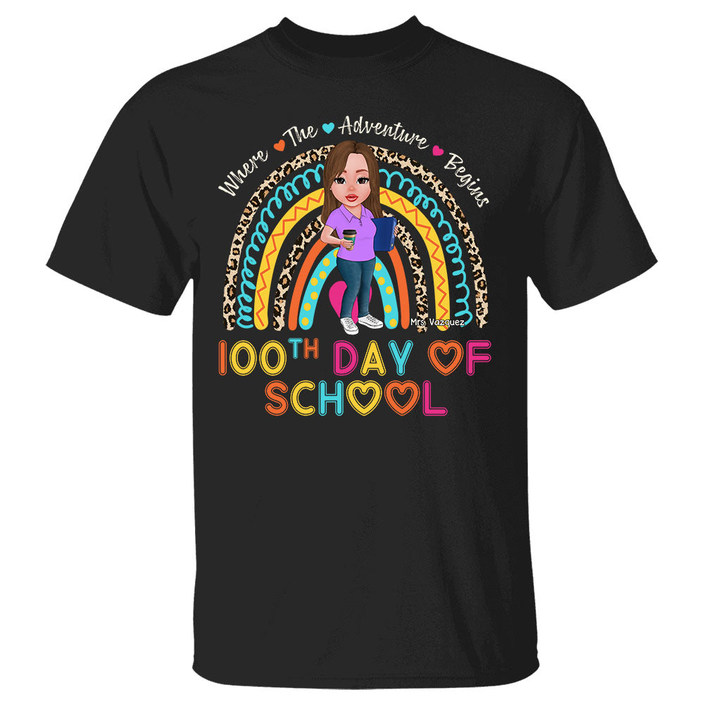 Personalized Teacher School Mascot Eagles Assistant Colorful T-Shirt,  Custom School Mascot Name and Hashtag Shirt, Teacher Shirts for Women