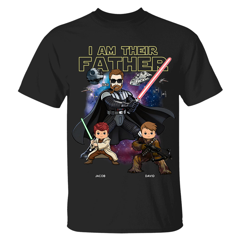 I Am Their Father Custom Vintage Style Shirt For Dad - Father's Day Gift New