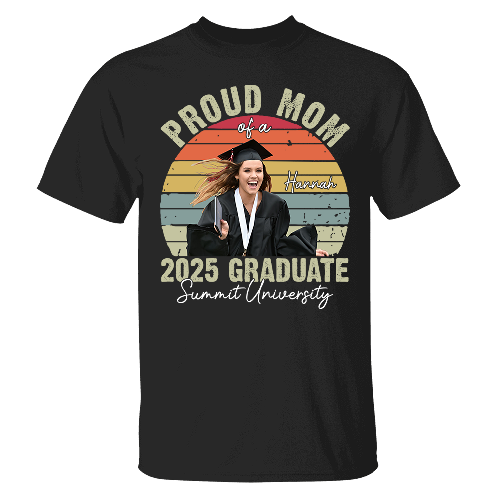 Personalized Graduation Shirt, Custom Photo For Family Member