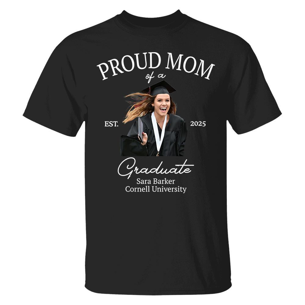 Personalized 2025 Graduation Shirts, Custom Photo For Family Member