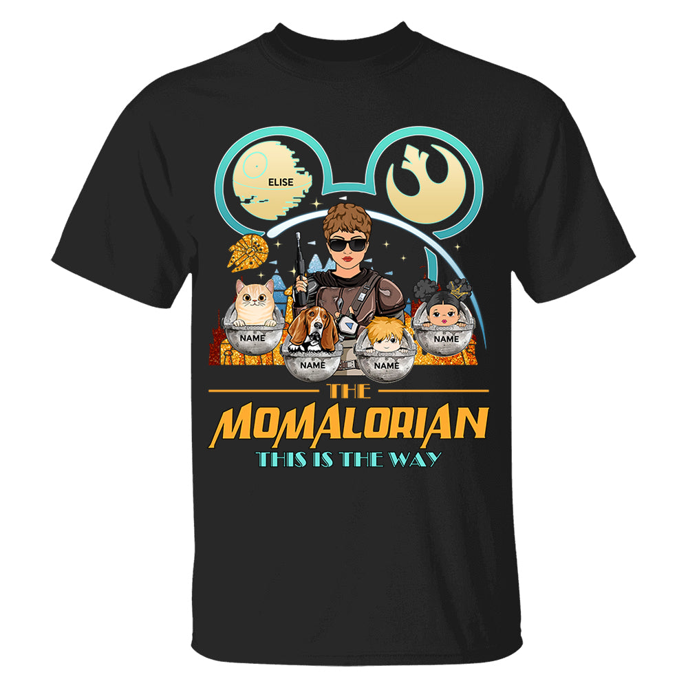 The Momalorian This Is The Way - Personalized Shirt For Mom - Mother’s Day Gift For Her