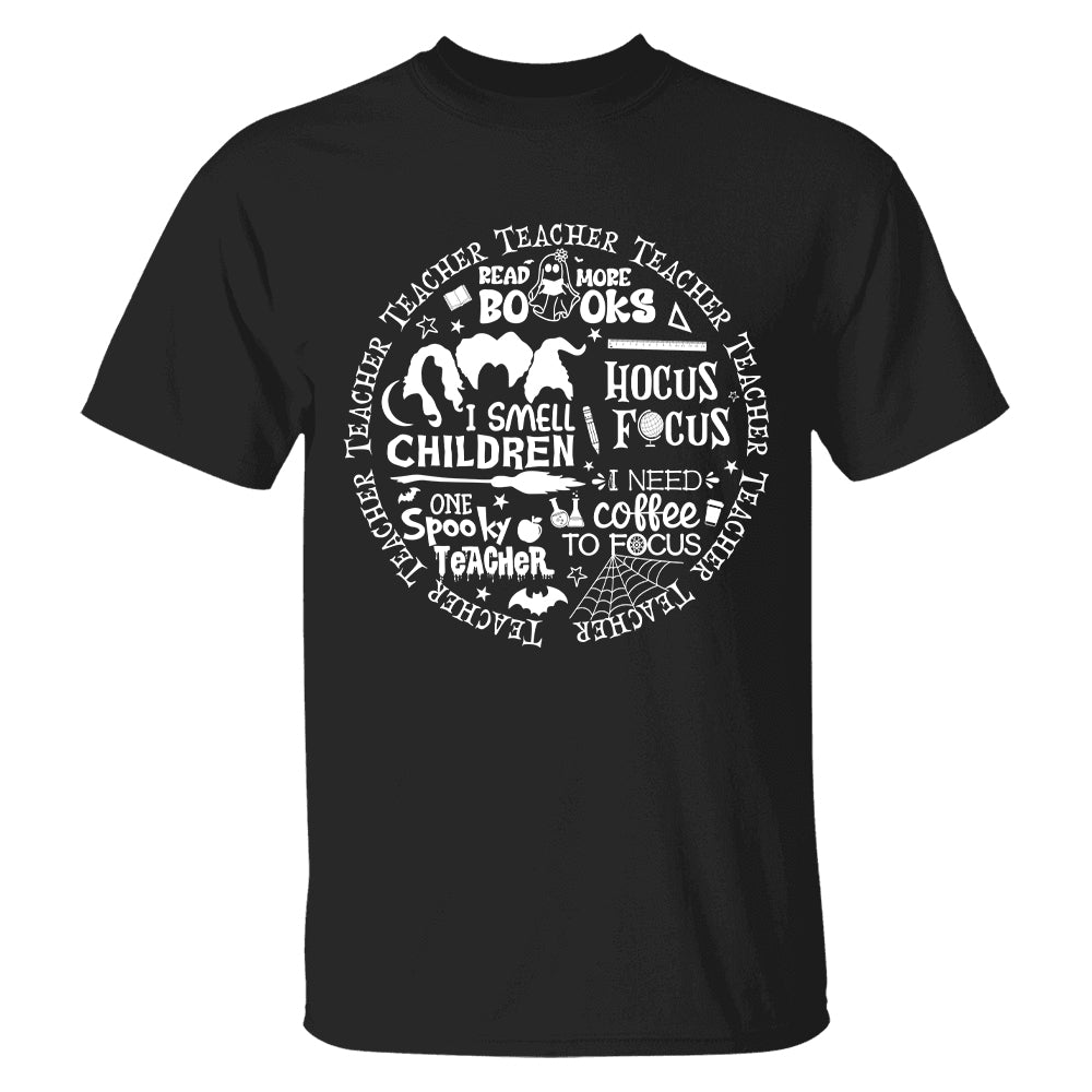 Hocus Pocus Everybody Focus Teacher Shirt Halloween Gift - Personalized  Gifts: Family, Sports, Occasions, Trending