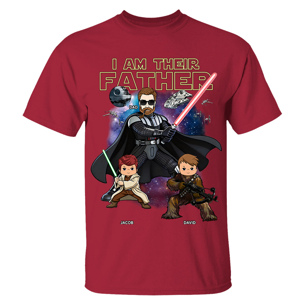 I Am Their Father Custom Vintage Style Shirt For Dad - Father's Day Gift New