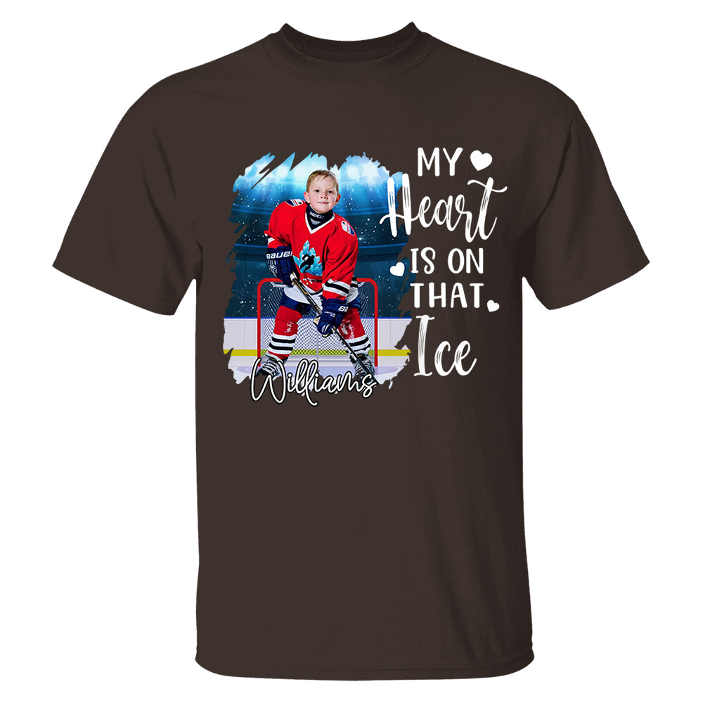 Custom Photo Ice Hockey GameDay Shirt Gift For Ice Hockey Lovers - Personalized Gift For Ice Hockey Player