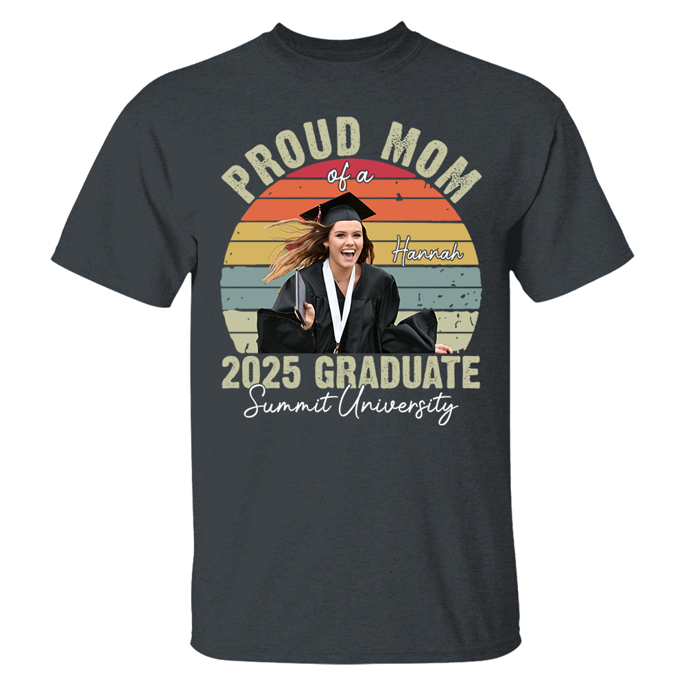 Personalized Graduation Shirt, Custom Photo For Family Member