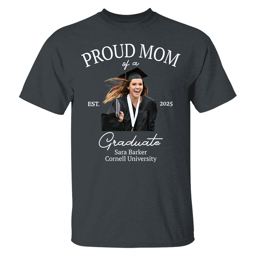 Personalized 2025 Graduation Shirts, Custom Photo For Family Member