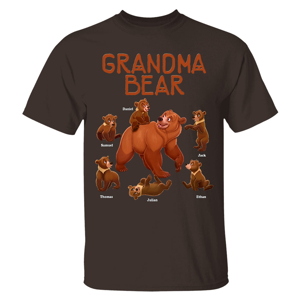 Grandma Bear - Personalized Shirt For Grandma