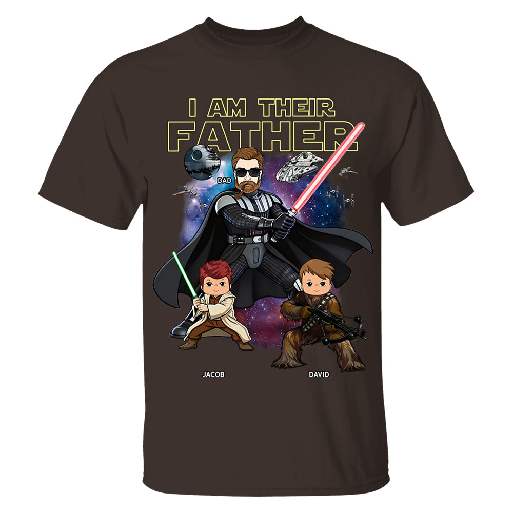 I Am Their Father Custom Vintage Style Shirt For Dad - Father's Day Gift New