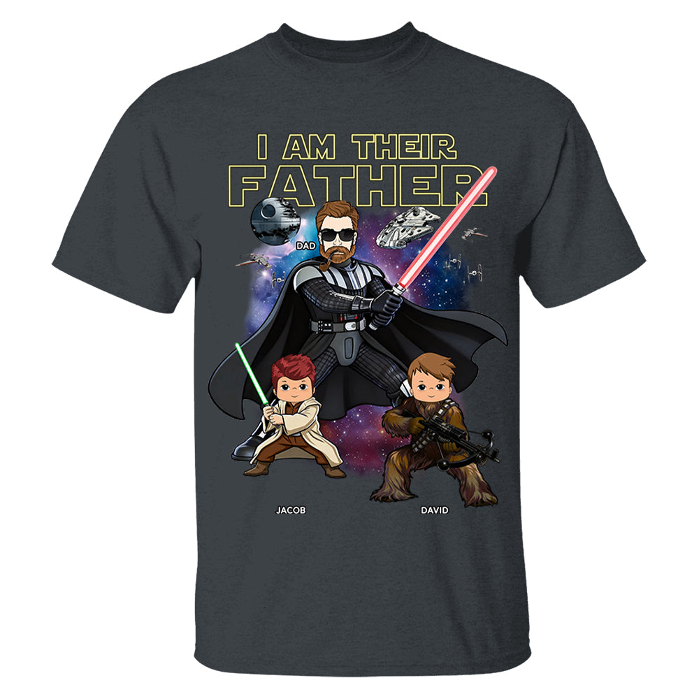 I Am Their Father Custom Vintage Style Shirt For Dad - Father's Day Gift New