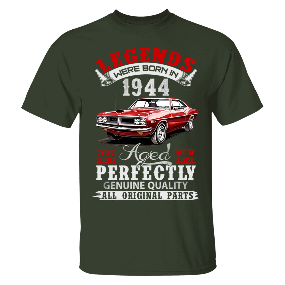 Leagends Were Born IN Custom Cars Shirt For Car Lovers