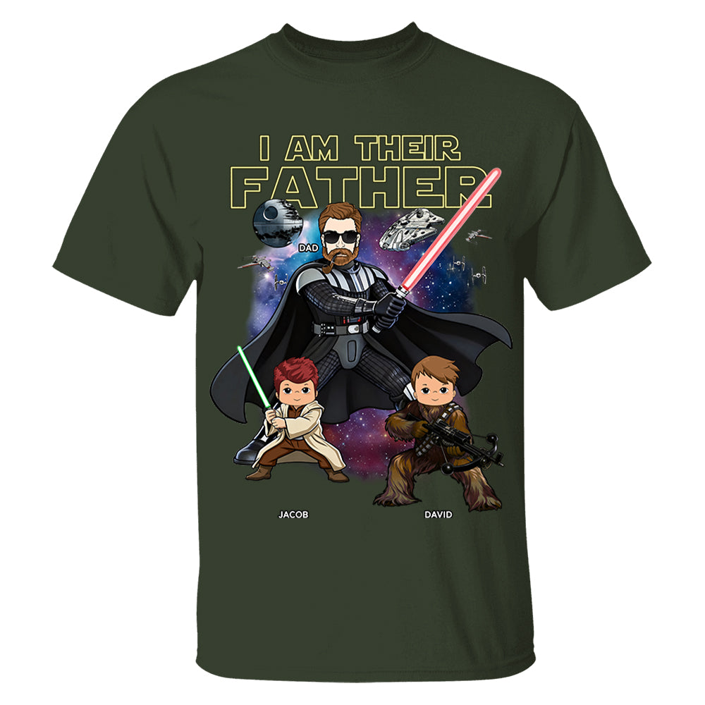 I Am Their Father Custom Vintage Style Shirt For Dad - Father's Day Gift New