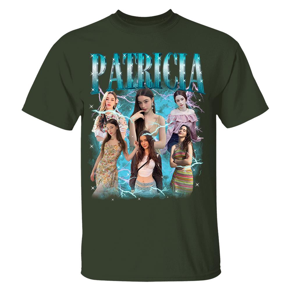 Custom Bootleg Rap Tee Shirt for Boyfriend Girlfriend Custom Face Tshirt Vintage Graphic Shirt