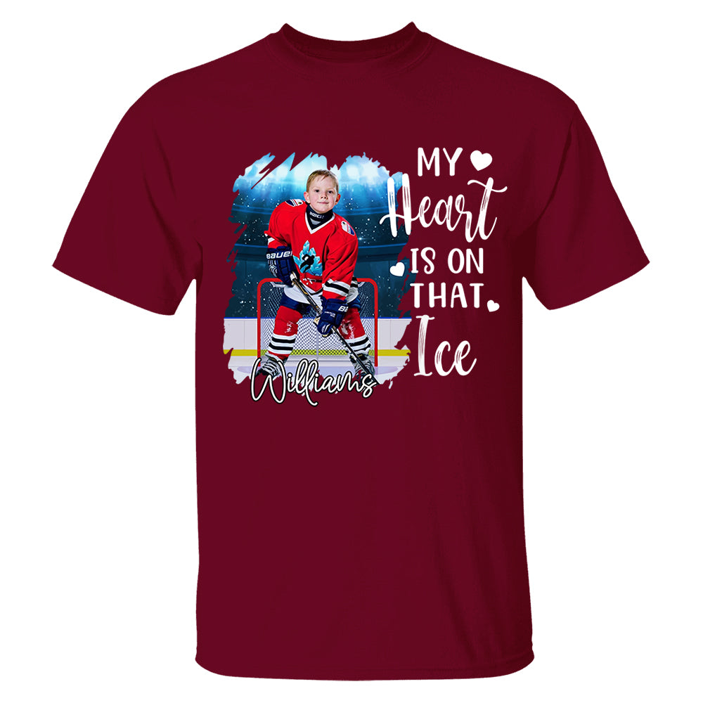 Custom Photo Ice Hockey GameDay Shirt Gift For Ice Hockey Lovers - Personalized Gift For Ice Hockey Player