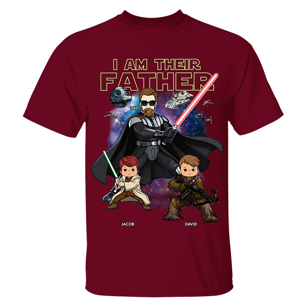 I Am Their Father Custom Vintage Style Shirt For Dad - Father's Day Gift New