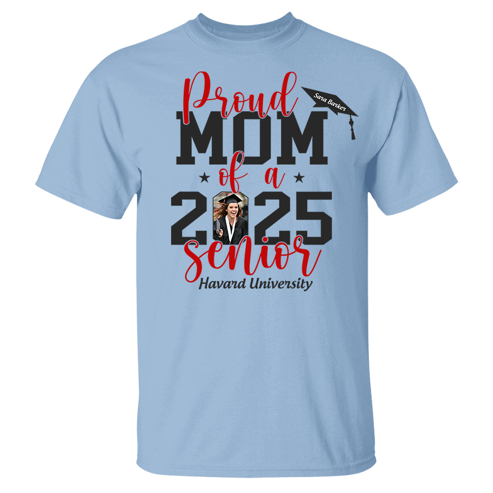 Personalized 2025 Graduation Shirts, Custom Photo For Family Member