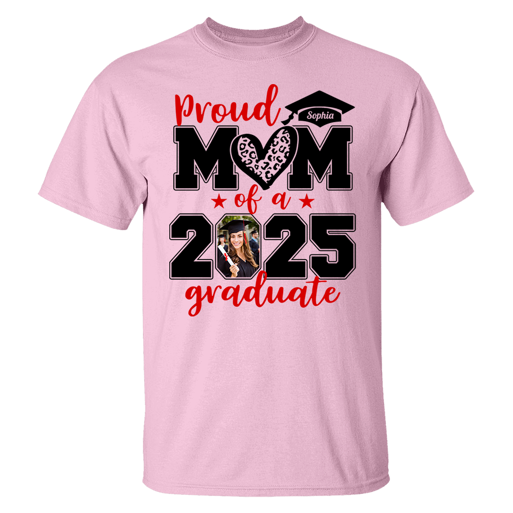 Personalized Graduation Shirts, Custom Photo For Mom Dad