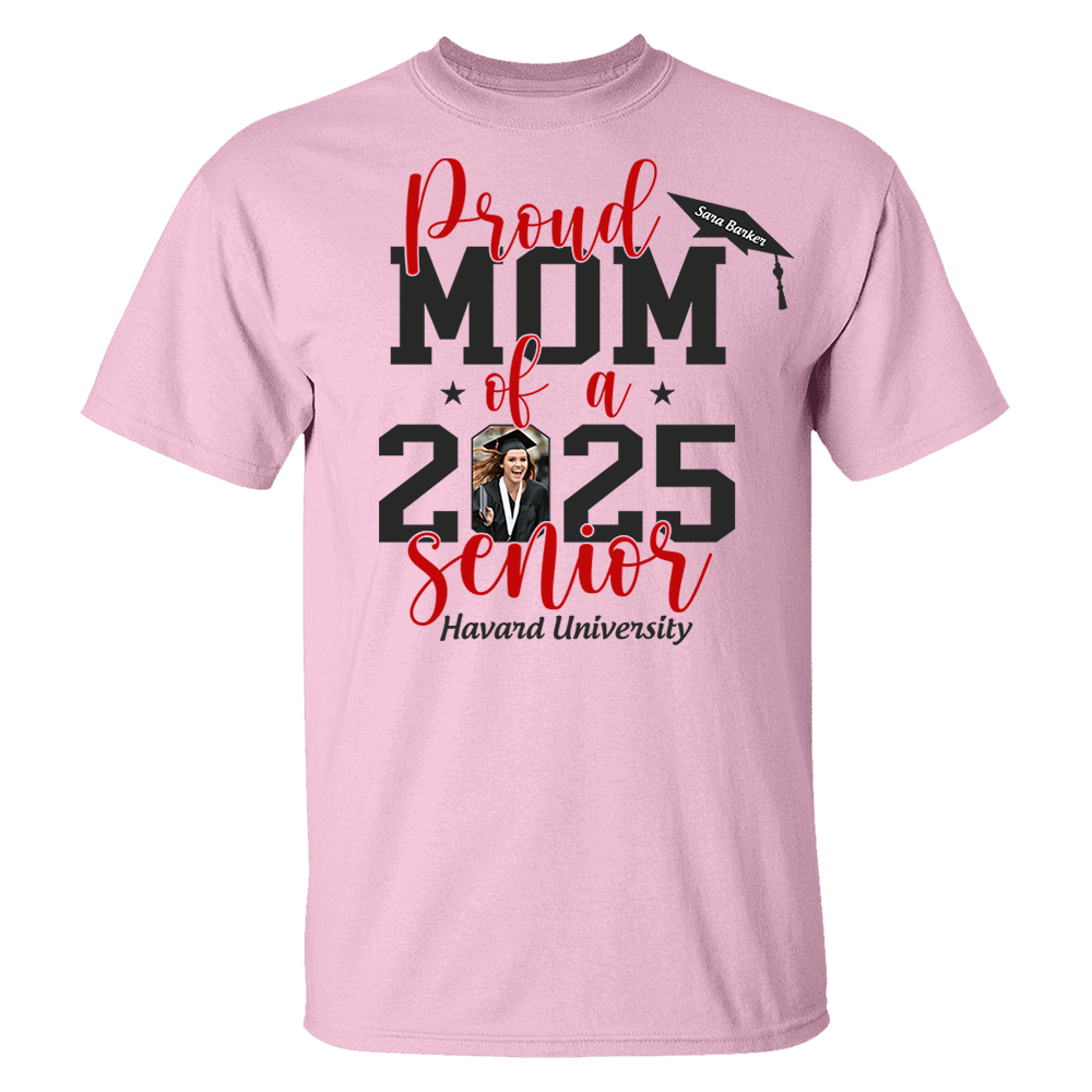 Personalized 2025 Graduation Shirts, Custom Photo For Family Member