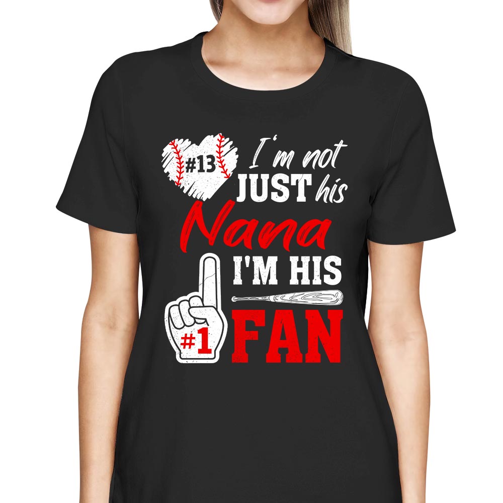 I'm Their Number 1 Fan Softball Baseball Mom Shirt