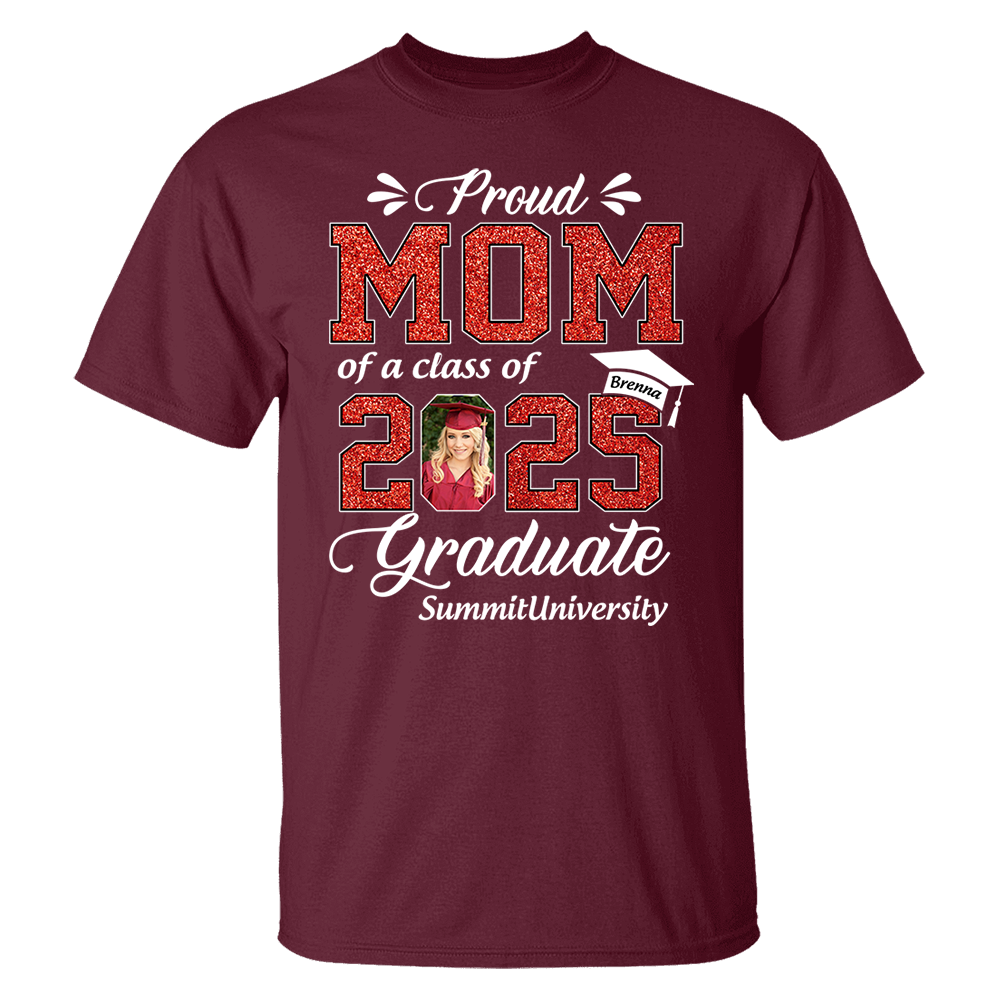 Personalized Graduation Shirts Custom Graduation Shirt Class of 2025 Family Gifts For Family Member Graduation Shirt Proud Family Shirt K1702