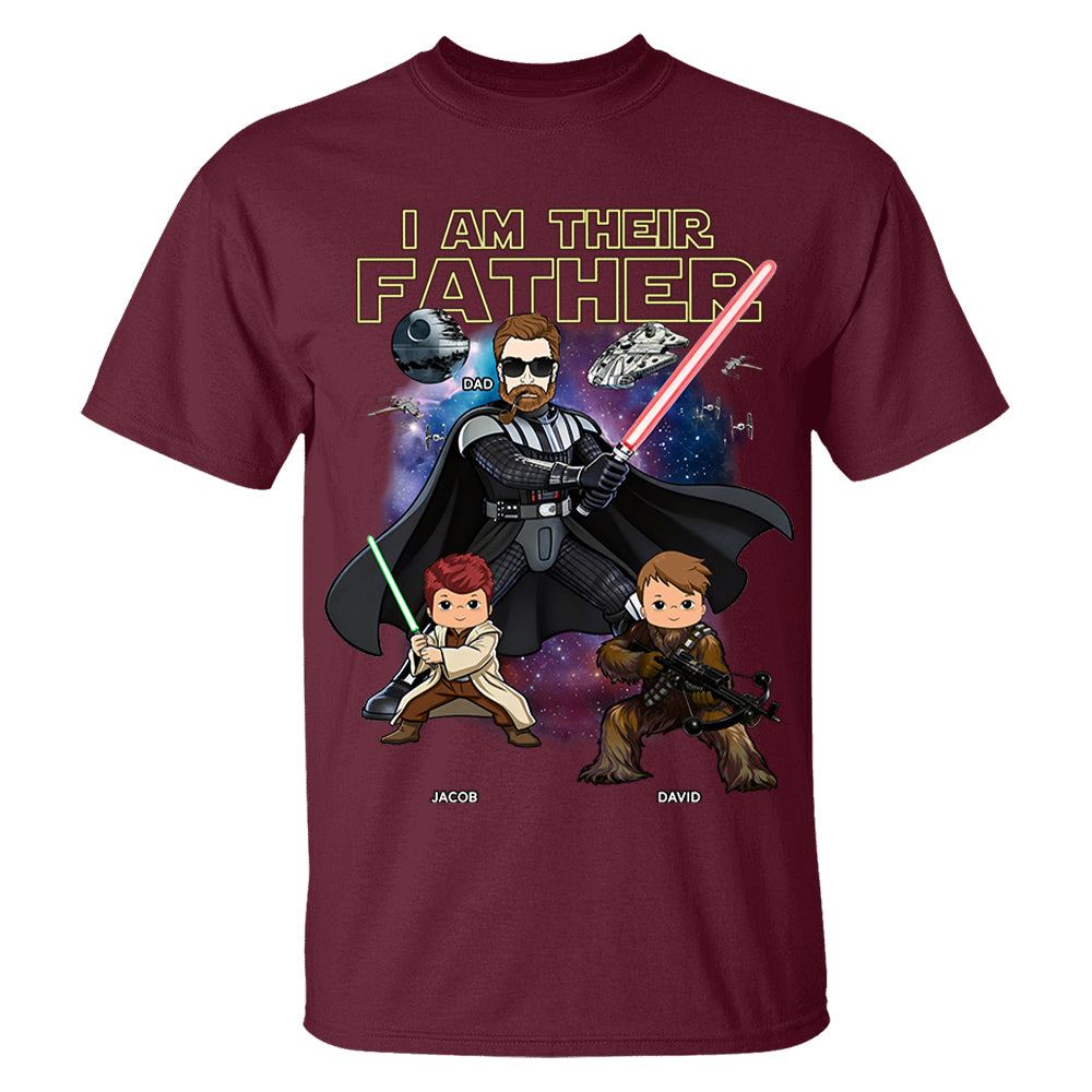 I Am Their Father Custom Vintage Style Shirt For Dad - Father's Day Gift New
