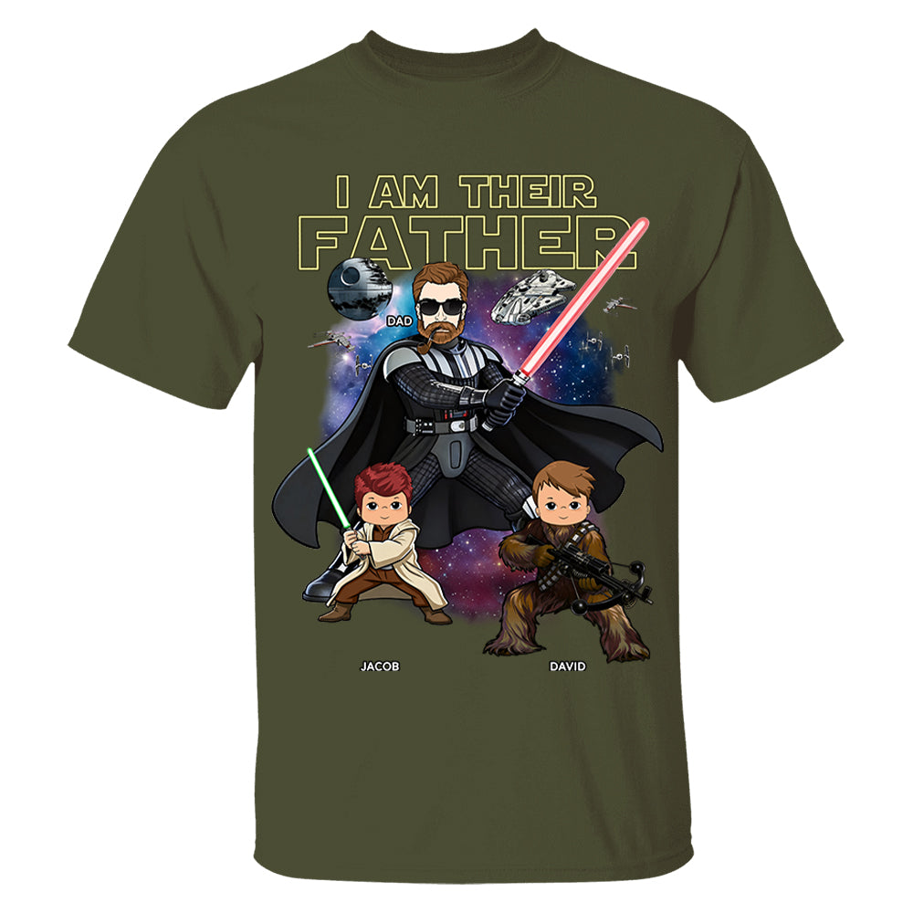 I Am Their Father Custom Vintage Style Shirt For Dad - Father's Day Gift New