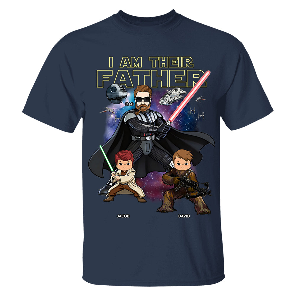 I Am Their Father Custom Vintage Style Shirt For Dad - Father's Day Gift New