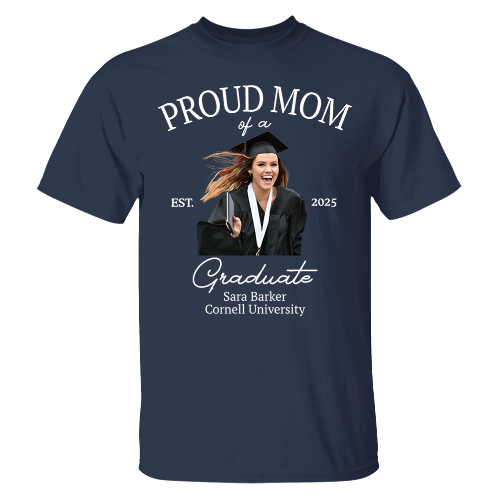 Personalized 2025 Graduation Shirts, Custom Photo For Family Member