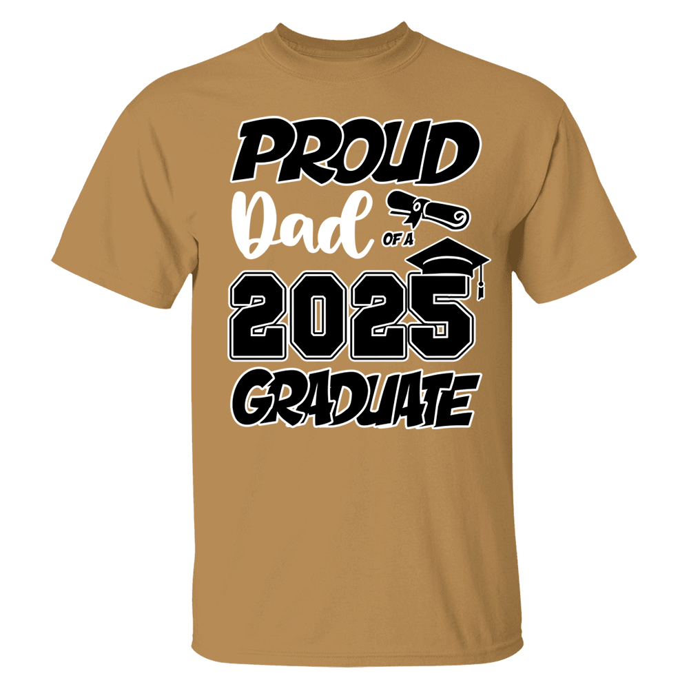 Graduation Class 2025 All Family Proud MOM DAD Graduate Tees Custom T-Shirts