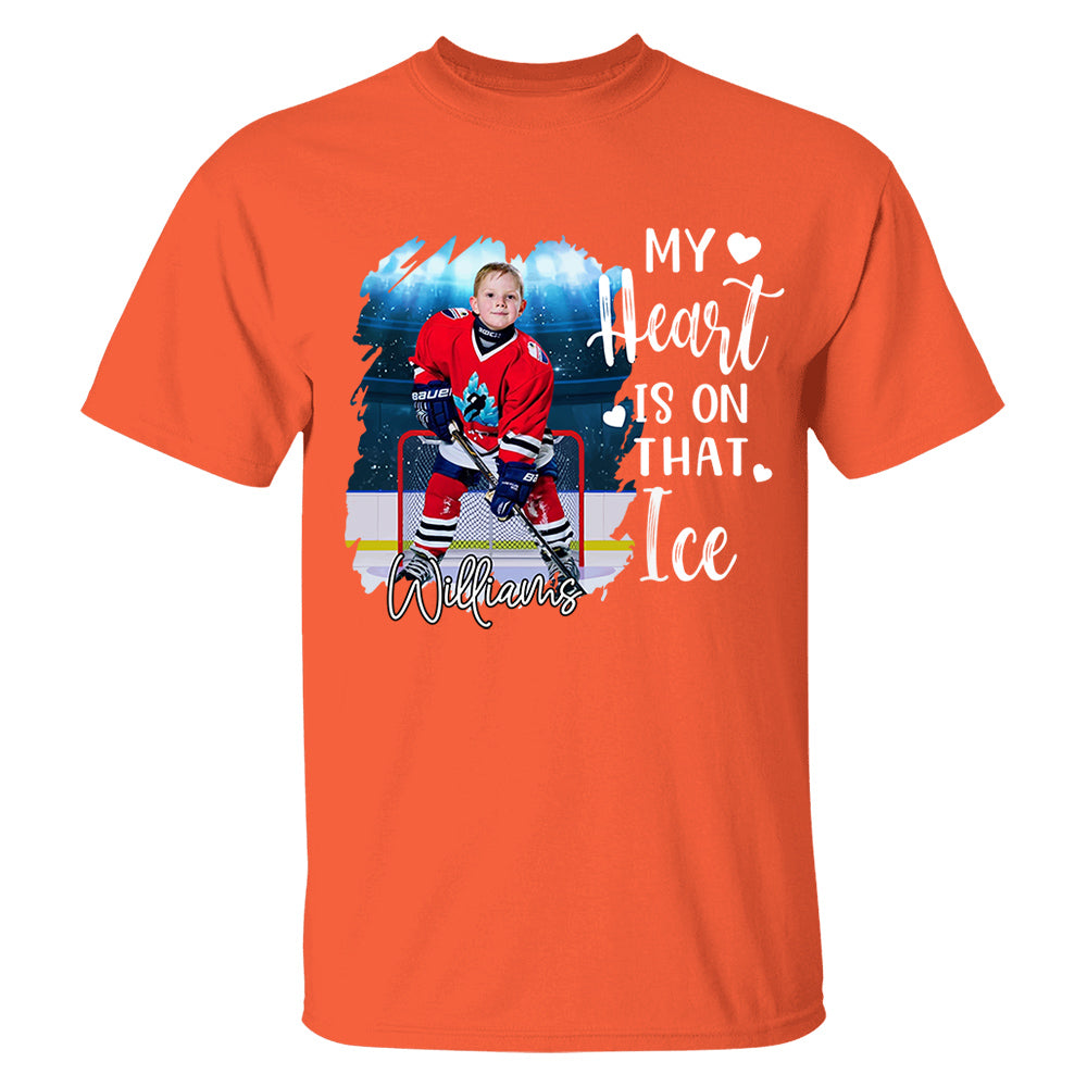 Custom Photo Ice Hockey GameDay Shirt Gift For Ice Hockey Lovers - Personalized Gift For Ice Hockey Player