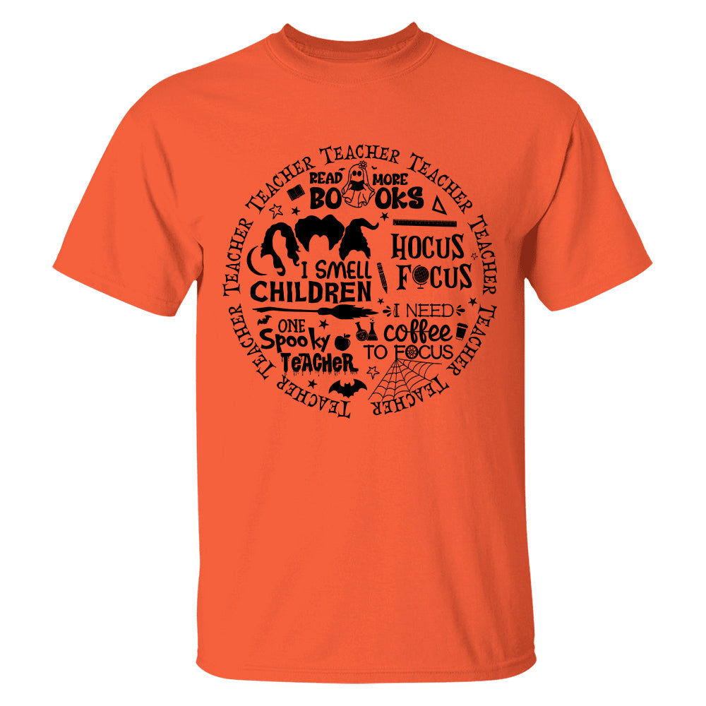 Hocus Pocus Teacher Personalized Shirt Custom Title Halloween Shirt Gift For Teacher