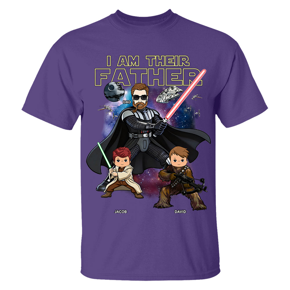 I Am Their Father Custom Vintage Style Shirt For Dad - Father's Day Gift New