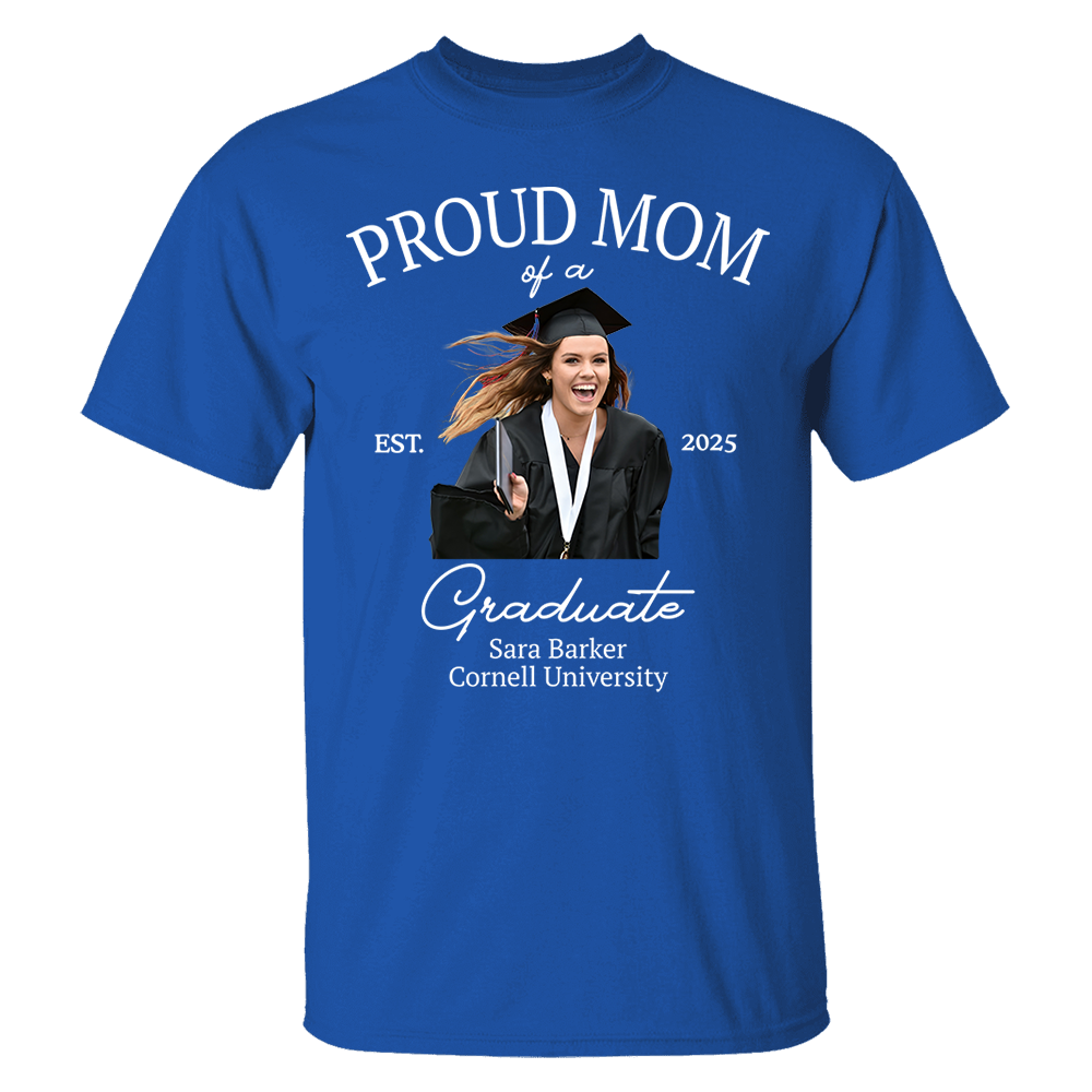 Personalized 2025 Graduation Shirts, Custom Photo For Family Member