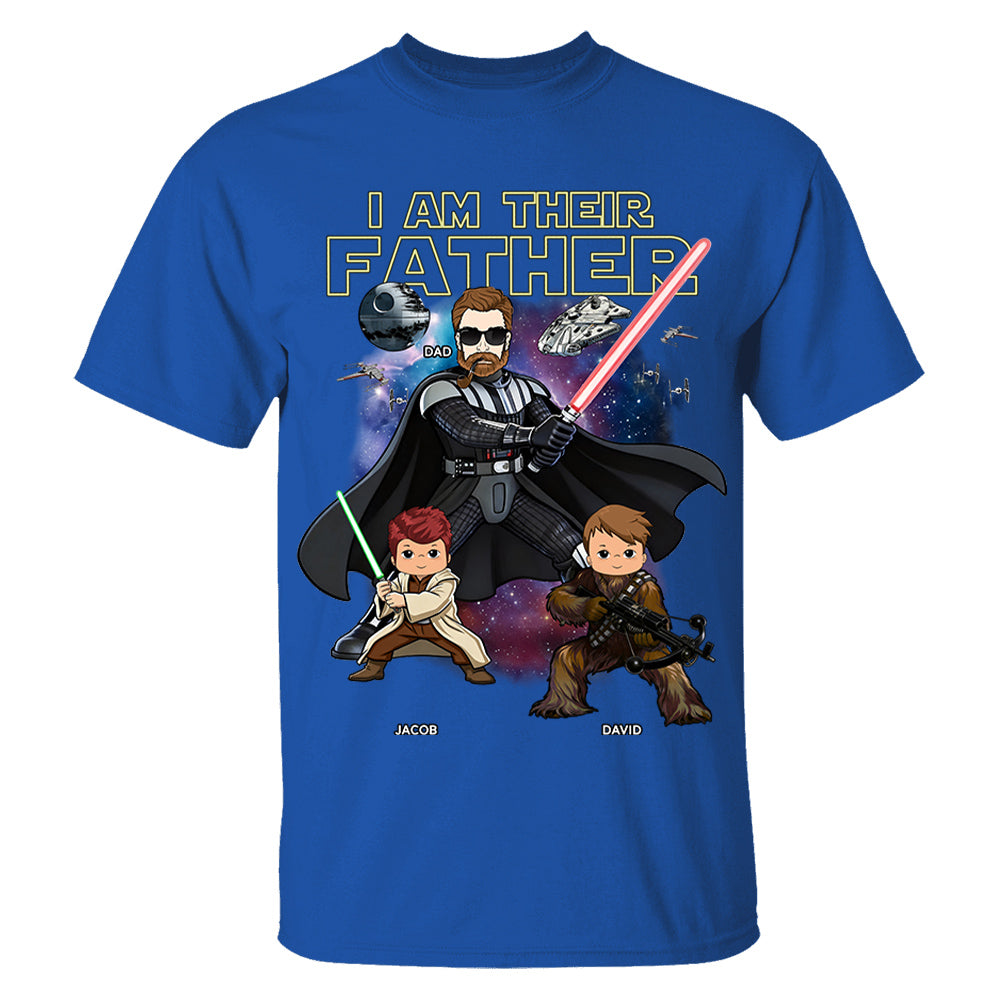 I Am Their Father Custom Vintage Style Shirt For Dad - Father's Day Gift New