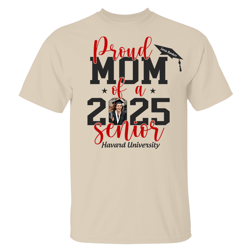 Personalized 2025 Graduation Shirts, Custom Photo For Family Member