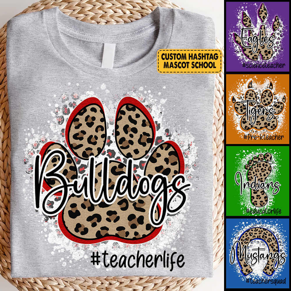 School Mascot Shirts, Leopard Spirit Shirt Shirt, Team sports shirts, Team Pride K1702