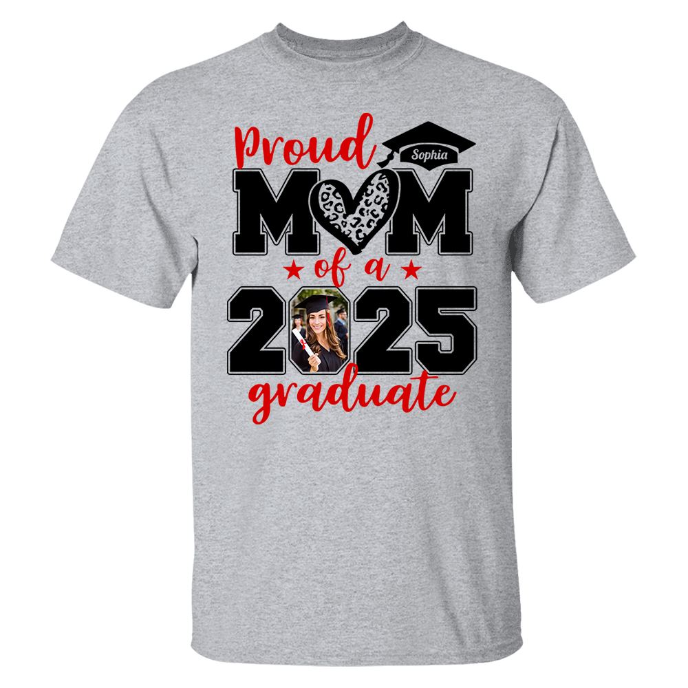 Personalized Graduation Shirts, Custom Photo For Mom Dad