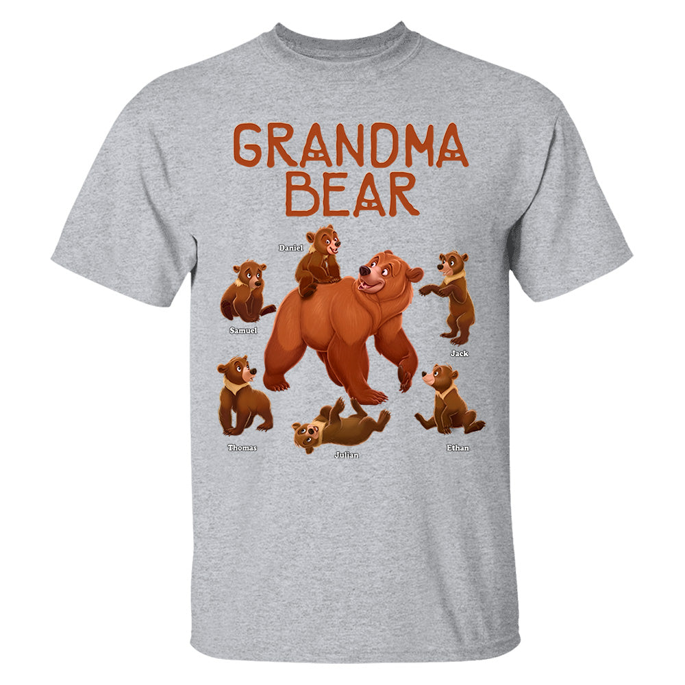 Grandma Bear - Personalized Shirt For Grandma